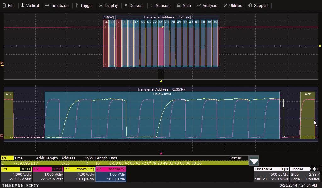MULTI-INSTRUMENT CAPABILITIES Beyond traditional oscilloscope functionality the WaveSurfer 3000 has a variety of multi-instrument capabilities including waveform generation with a built-in function