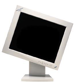 The MultiSync LCD2010 is the first 20" monitor to offer this a feature impossible to achieve with large 21" CRT monitors.