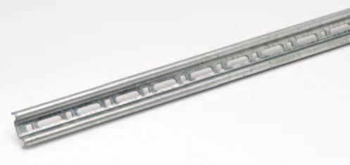85 Use profile for full tray bottom support Accepts 1 /4, 3 /8 & 1 /2 threaded rod - (rod and nuts not included) For use with 4 (100mm) to 24 (600mm) wide trays Items included: one (1) Profile