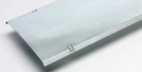 Flextray - Accessories Protects cable from debris and dust Adds security to cable installation Easy bend-over tabs secure cover to trays Available for 2 (50mm) to 24 (600mm) wide trays Comes in 118