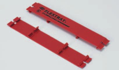 Flextray - Accessories Clips easily into trays Use for identifying your cable pathways Can be used on all tray sizes Will not fit on side of 1 1 /2
