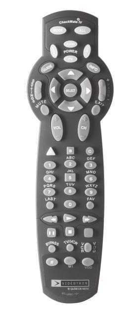 REMOTE CONTROLS RC-U49C+ AND RT-U49C-15+ The remote control requires two alkaline AA batteries.