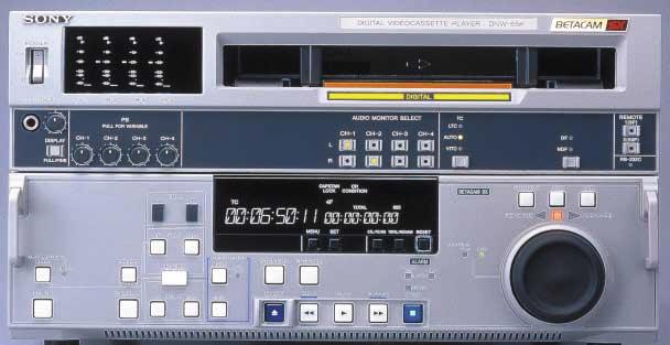 Product Line-up Options BKNW-119 Control Panel BKNW-124 SDTI-CP Output Option This optional control panel is designed for remote control of the DNW-A75P/75P/A65P/65P Betacam SX Studio Recorders and
