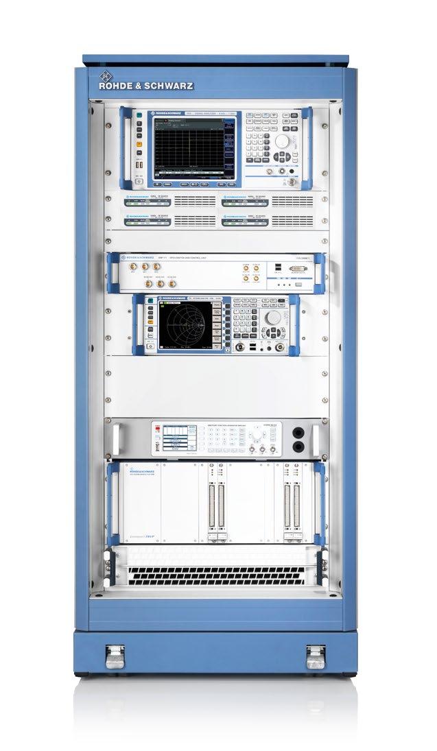 High maximum level for compensating losses in the setup In a complex test system, typical level losses of several db occur between the signal generator and the DUT.