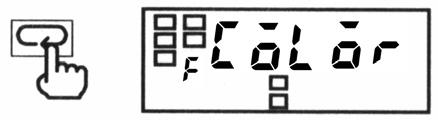 "f" will appear on the level indicator, indicating the product has entered the advanced-function setting level. C. Press the M key several times until parameter "s-tmr" appears on the main indicator.
