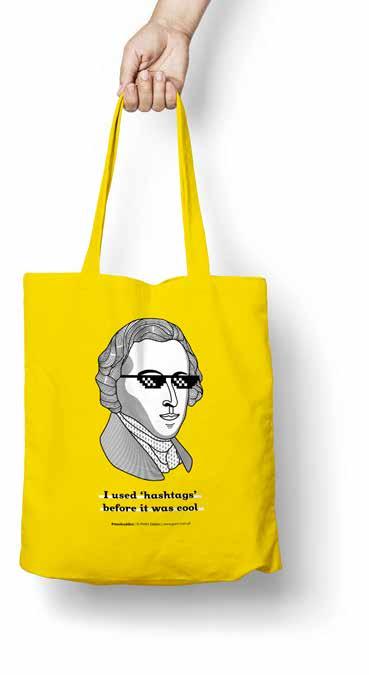 SOUVENIRS Bag with Chopin s facsimile / long black PWM 40200061 Bag Keep calm and