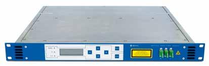 + Integrated Array IP and RF Video Overlay in networks over one fiber: 1310 & 1490 & 1610 nm IP / 1550 nm RF Video 1 Input port RF Video 1 RU FOVnnn-PLC-IP The NECxE-E is