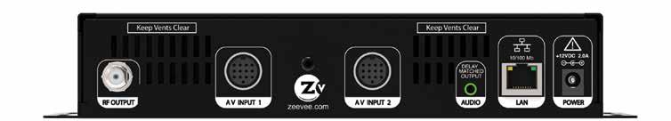 ZvPro Front Panel 1 Item Description Function 1 Color Display Displays configuration and system status.