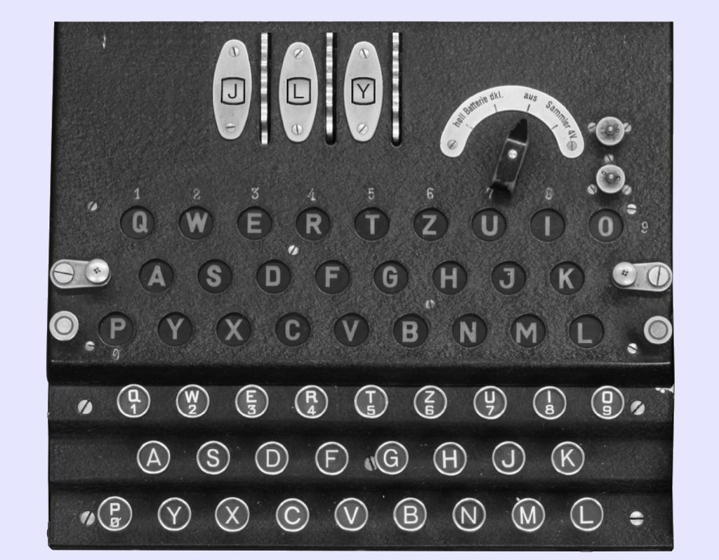 Eric Roberts and Jerry Cain Handout #36 CS 106J May 15, 2017 The Enigma Machine In World War II, a team of British mathematicians working at a secret facility called Bletchley Park was able to break