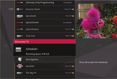 See all times - Displays all of the times that particular show airs. Delete - Removes the program from DVR. Recording options - Lets you access the recording options menu.