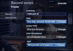 Record each episode until its scheduled end, or add padding time after the end to ensure that the entire episode records if it runs longer than expected.