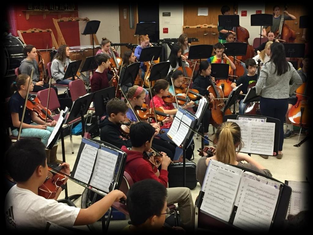 Advanced Orchestra Refine string instrument tone production and technique. Dive into advanced music vocabulary and theory. Join the 8 th grade string players and develop new friendships!