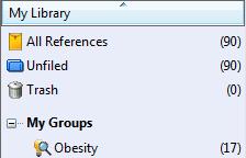 ! If you do not see this on the desktop, let the instructor know. 2. From the Groups menu at the very top of your EndNote window, select Create Smart Group. 3. The Smart Group window will open.