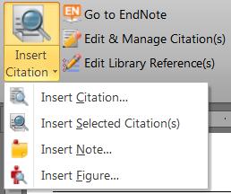 EndNote X7 Advanced: Hands-On for CDPH Sheldon Margen Public Health Library, UC Berkeley Exercise #4: Advanced Cite While You Write Features Objective: Learn how to insert figures, charts, or tables