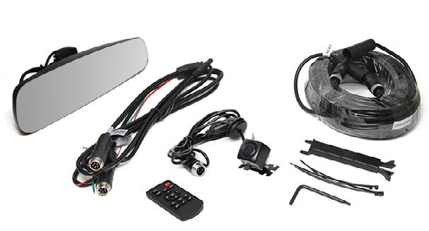 In The Box 1 x Color Waterproof Backup Camera 1 x Replacement Frameless Mirror Monitor with 4.