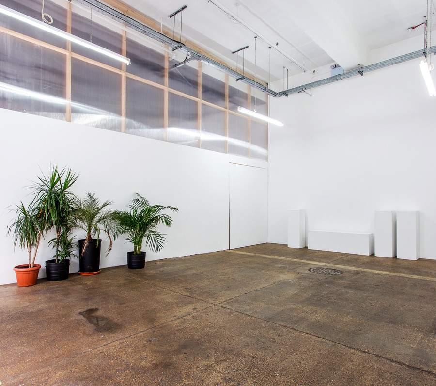 StudioThree 5.5m x 9m = 530 sq ft Standing Capacity: 80 Seated Capacity: 60 The space has D1/ Exhibition Usage Available to Hire Daily: 8.