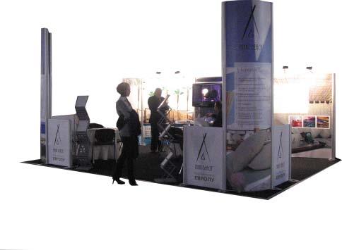 Projexone modular displays Projexone modular displays This semi-permanent display kit is perfect for reception areas and