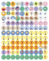 25 Product Title Calendar Stickers Orientation 1 diameter (each sticker) Count 120 Stickers *Set includes