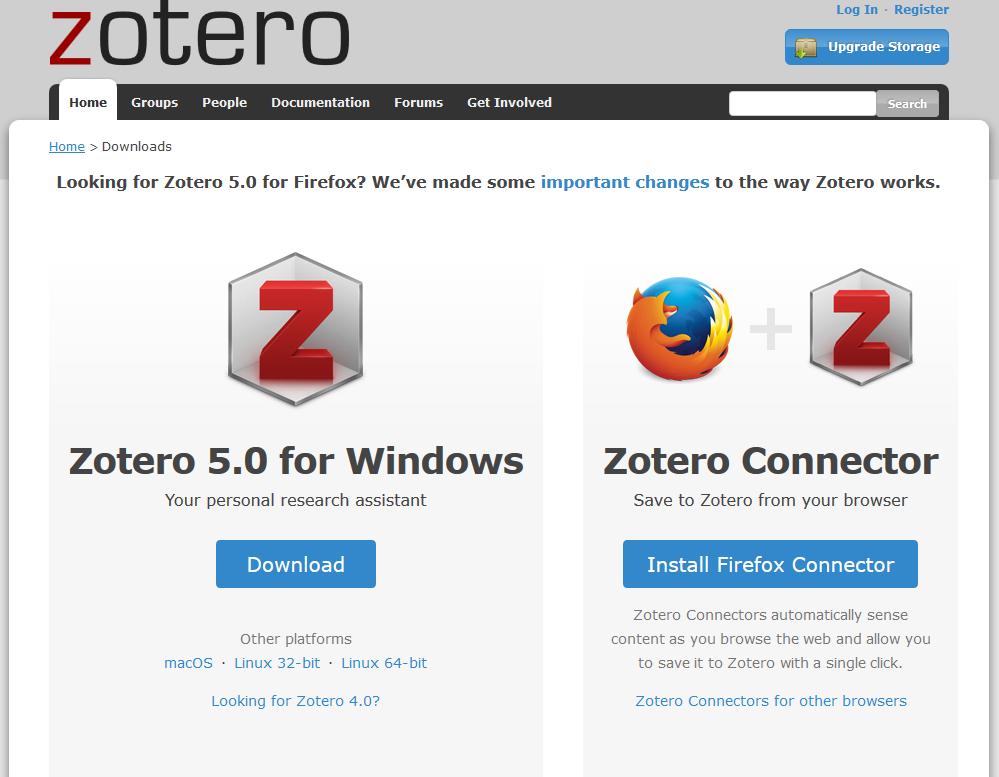 Installing Zotero: 1. Register a free Zotero account. 2. Download Zotero. 3.