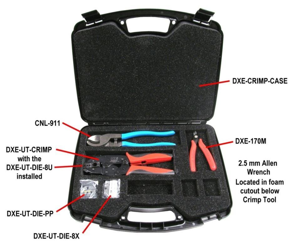 Introduction The DX Engineering Ultra-Grip Crimp Connector Hand Tool and Tool Kit are ready for you to make professional quality crimped coaxial cable assemblies and Powerpole wire terminations.