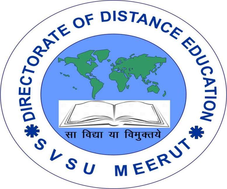 A Project Report on Title of the Project Directorate of Distance Education Meerut Submitted for partial fulfillment for award of
