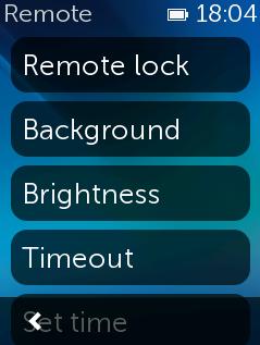 2. Tap Settings, then tap Remote, then tap Background. 3.