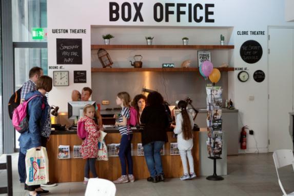 The Box Office is also in the Foyer.