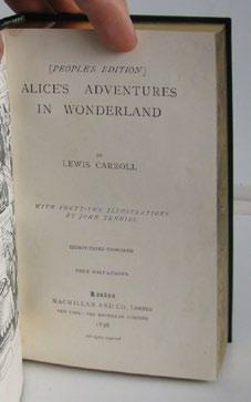 Both the Alices in early editions bound