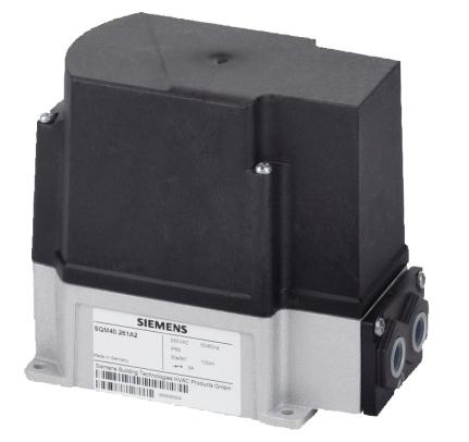 SQM4 actuators are available with up to six internal, easily adjustable switches. The actuators are used primarily for precise flow control of gas, oil or combustion air.