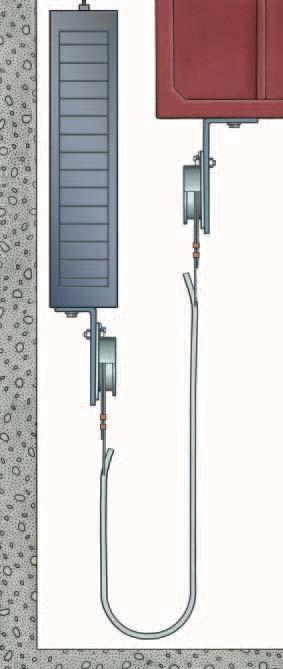 4.10 Installation position of Compensation weight CW Free suspension length of maximum 220 mm.
