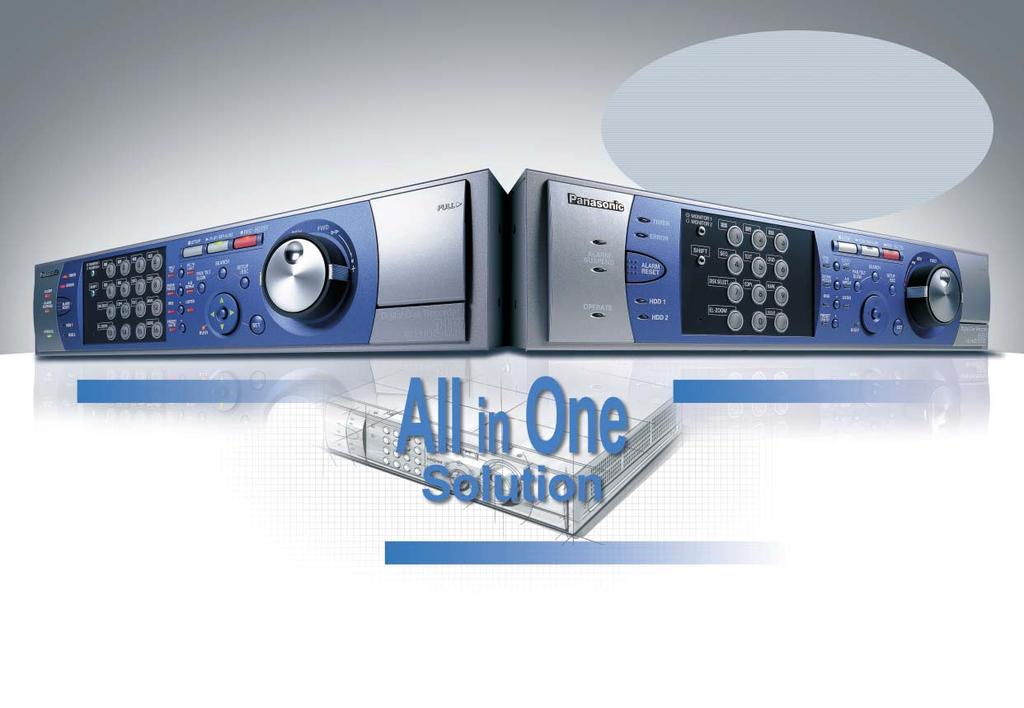 The WJ-HD00 Series offers high quality picture and disk saving recording by featuring a new compression technology.