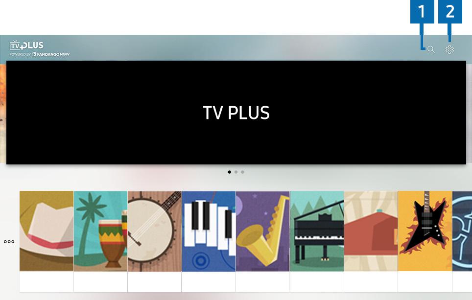 Using the TV PLUS Service View movies, dramas, and TV shows. TV PLUS You can use the TV PLUS app to view movies, dramas, and TV shows.
