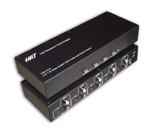 Hall Research Technologies, Inc. 4 x 1 S-Video Switch with Audio and Serial Control VS4-YCA User s Manual UMA1084 Rev. A CUSTOMER SUPPORT INFORMATION Order toll-free in the U.S. 800-959-6439 FREE technical support, Call 714-641-6607 or fax 714-641-6698 Mail order: Hall Research Technologies 1163 Warner Ave.