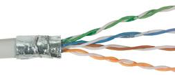 Shielded (FTP) 5E to 100 MHz - Help Suppress Noise in Networks - 2 and 4 Pair Screened (shielded) twisted pair is ideal for use in environments where EMI/RFI is a concern.