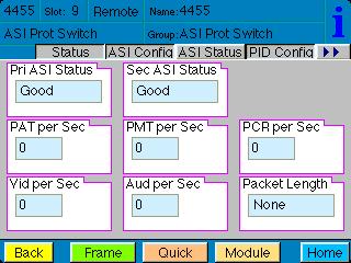 The PID Config menu is used for configuring the PID-specific targeting ability of the 4455.