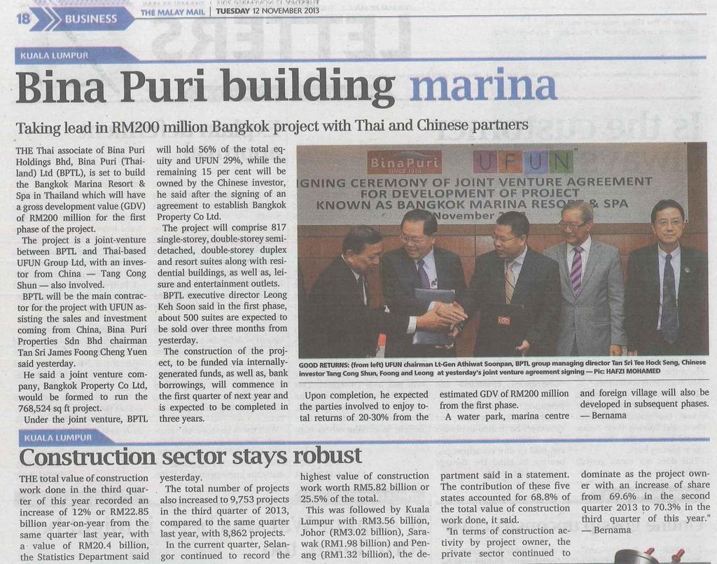 Newspaper : The Malay Mail Title : Bina Puri