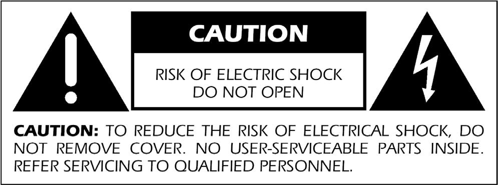 WARNING: TO REDUCE THE RISK OF FIRE OR ELECTRIC SHOCK, DO NOT EXPOSE THIS APPLIANCE TO RAIN OR MOISTURE. WARNING: THIS APPARATUS MUST BE EARTHED.