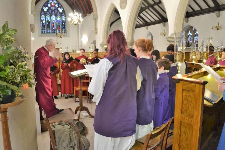 Nicholas Witham and St Peter South Weald) received their medallions and certificates from the Bishops and Deans of both cathedrals.