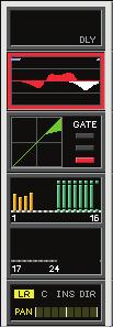 Equaliser Band Highlight If you adjust one or more parameter encoders, the corresponding Equaliser band(s) will be indicated by the red overall graph being overwritten with a white graph that