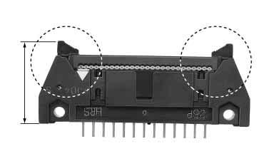 54DSA(71) F Type Lock Pin Header Lock F : HIF3BAG-**PA-2.54DSA(71) 21.5 27.