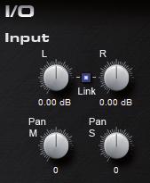When Link is ON adjusting one of the Gain knobs will cause both knobs to turn.