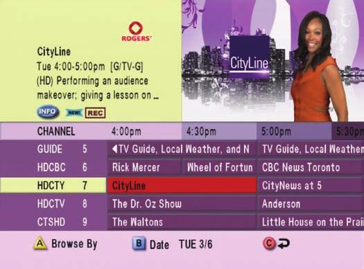 Interactive Programming Guide With your digital set-top box you can search through TV listings 7 days in advance with the Interactive Programming Guide feature.