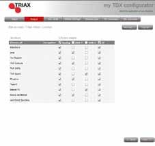 Using the TDX Configurator you can quickly and safely plan the desired headend, and