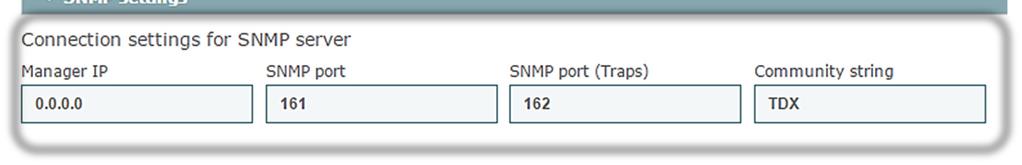 You can use SNMP to monitor sub-headends, fibre notes and amplifiers or to check the status of the equipment. 1.