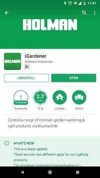 STEP 3 Open the igardener app and navigate to Lighting.