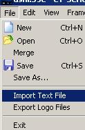 Navigate t the file, select it, and click Open. Each line f text will appear n a line, in a frame.