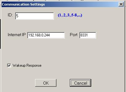 Cmmunicatin Settings (cntinued) b. Use Internet. Select this fr Ethernet r Internet cmmunicatin methd.