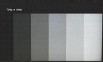 only P10 H-Character Color Bar