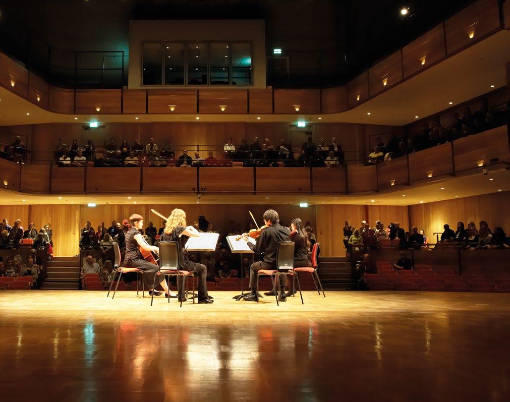 The Bramall was made for a concert like this, the acoustics of the instruments fill the space and the music envelops you.