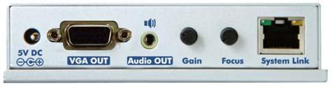4. Panel Descriptions AVE-301T Single-Port AV Transmitter Power Indicator VGA +